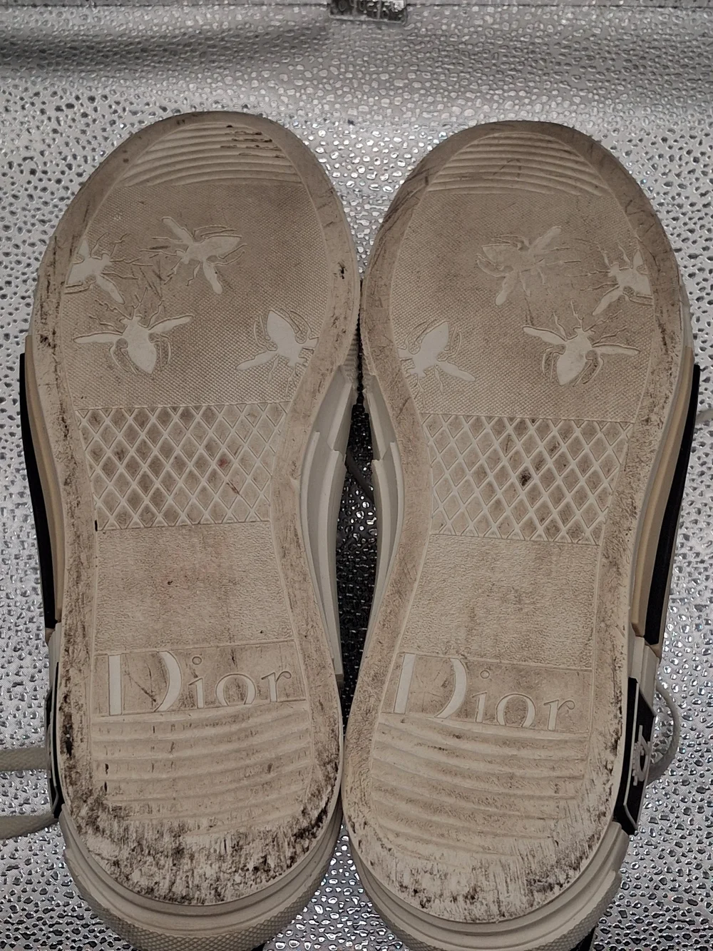RETIRED Rare Dior B23 Blue High-Top Sneakers with White Trim